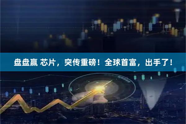 盘盘赢 芯片，突传重磅！全球首富，出手了！